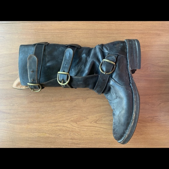 Fiorentini + Baker Eternity leather moto boots size 37.5 - Picture 9 of 11